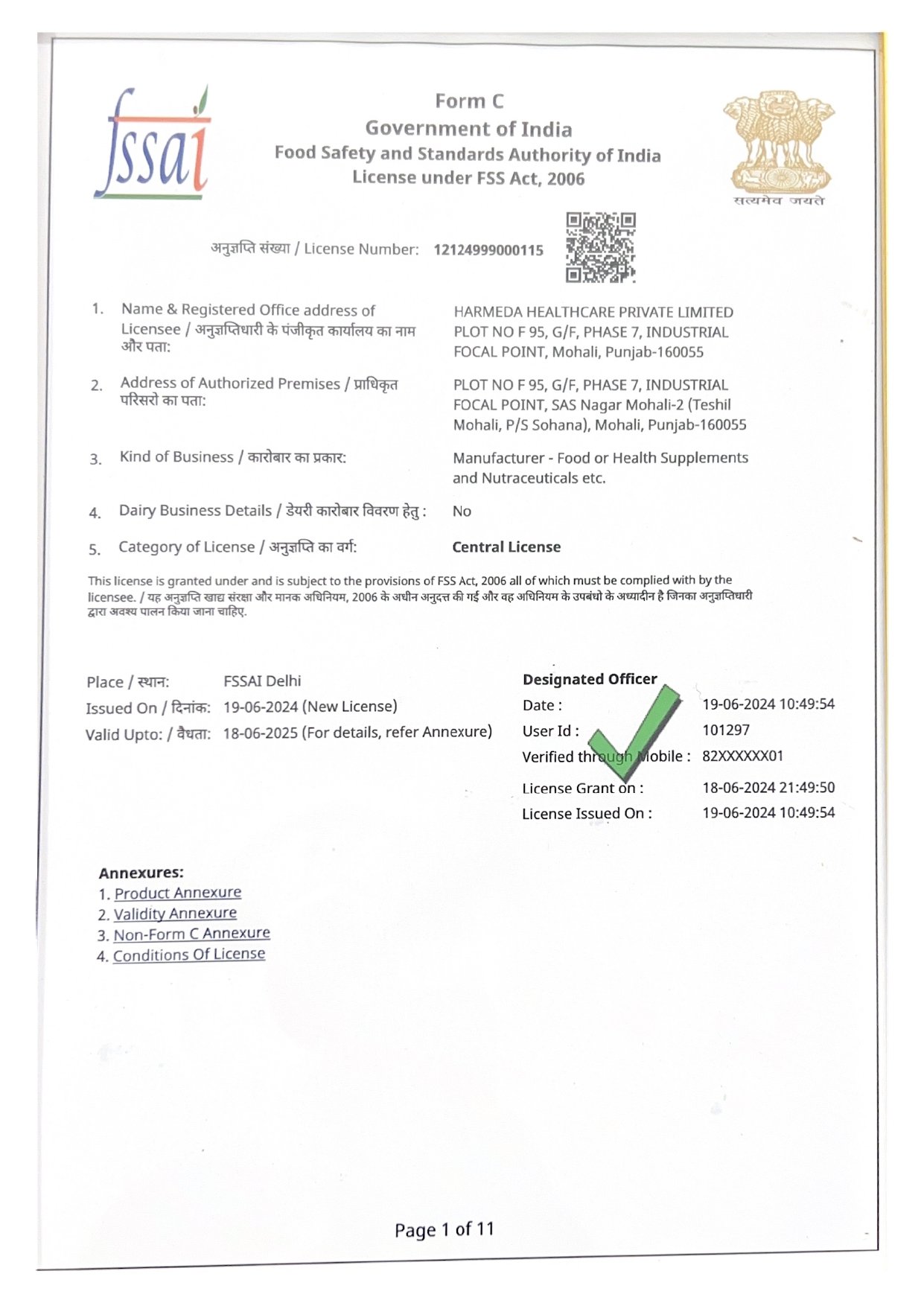 Certificate 3